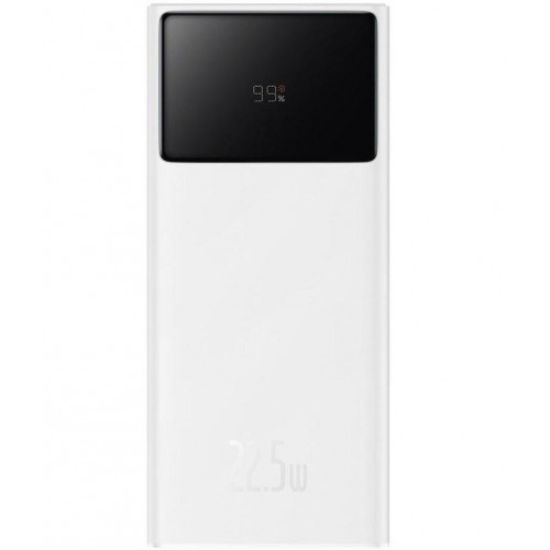 Зовнішні батареї Baseus 30000mAh 22.5W Star-Lord Digital Display Fast Charge White