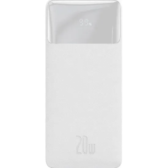 Зовнішні батареї Baseus 30000mAh Bipow Digital Display 20W white