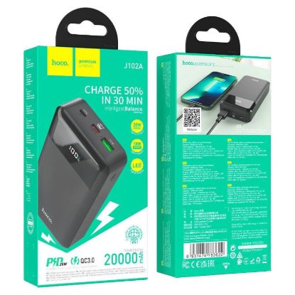 Зовнішні батареї Hoco 20000mAh J102A Black