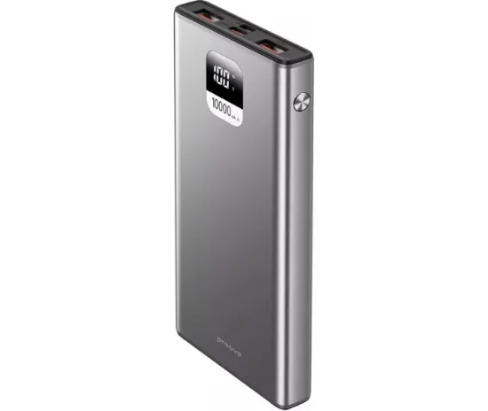 Зовнішні батареї Proove 10000mA 22.5W Guardian Metal Grey