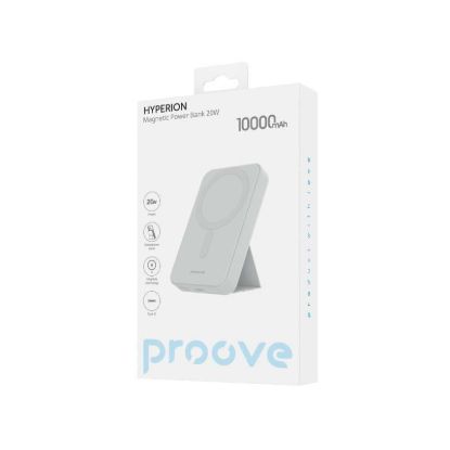 Зовнішні батареї Proove 10000mAh 20W Hyperion Magnetic White