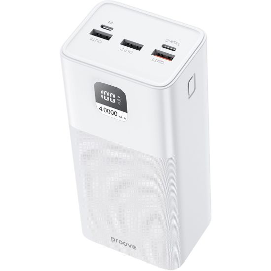 Зовнішні батареї Proove 40000mAh 100W Giant White