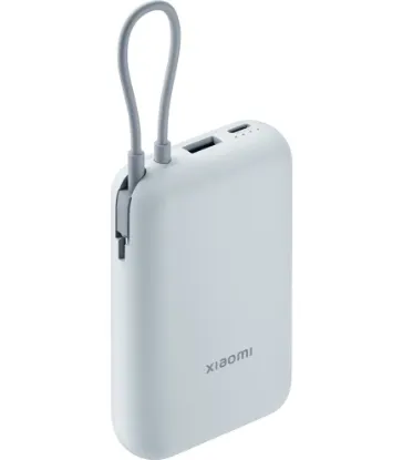 Зовнішні батареї Xiaomi 10000mAh 22.5W Integrated Cable Ice Blue (BHR9073GL)