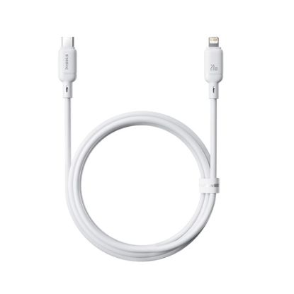 Кабелі Baseus Type-C to Lightning 20W 1.0m Silky P10377700213-00 White
