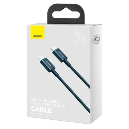 Кабелі Baseus Type-C to Lightning PD 20W 1.0m Superior CATLYS-A03 Blue