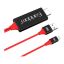 Кабелі Earldom W5 1080p Lightning to HDTV/Video&Charge/2M Red