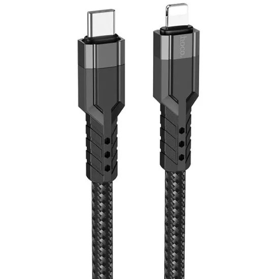 Кабелі HOCO U110 Type-C to Lightning 3.0A 1.2m Black
