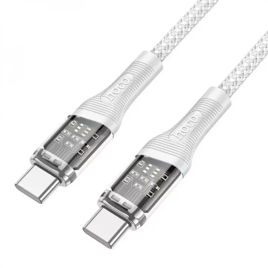 Кабелі HOCO U111 Type-C to Type-C 60W 1.2m Gray