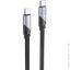 Кабелі HOCO U119 Type-C to Type-C 60W 3.0A 1.2m Black