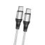 Кабелі HOCO US05 Type-C to Type-C 100W 5.0A 1.0m Black