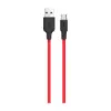 Кабелі HOCO X21 microUSB 2.0A 1.0m Black Red
