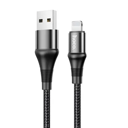 Кабелі HOCO X50 Lightning 2.4A 1.0m Black