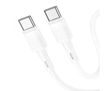 Кабелі HOCO X83 Type-C to Type-C PD60W 1.0m White