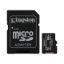 Карта памяті Kingston microSDXC 64Gb Canvas Select Plus C10 UHS-I U1 A1 R100mB/s + adapter