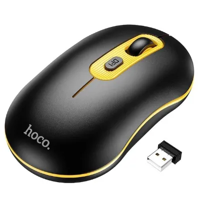 Миша Hoco GM21 Platinum Business Wireless Black
