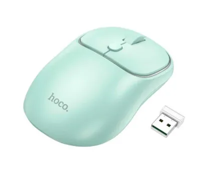 Миша Hoco GM25 Royal Wireless Light Green