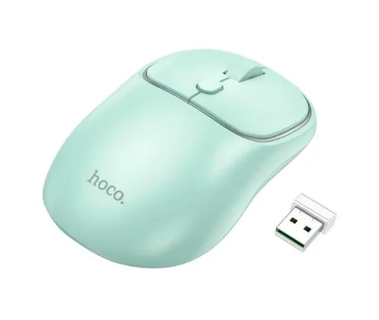 Миша Hoco GM25 Royal Wireless Light Green