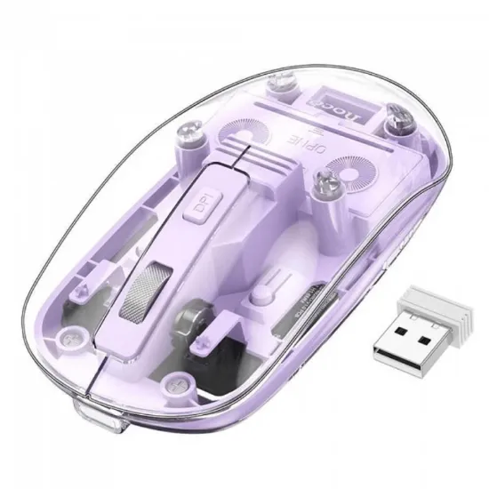 Миша Hoco GM29 Mysterious Wireless Romantic Purple