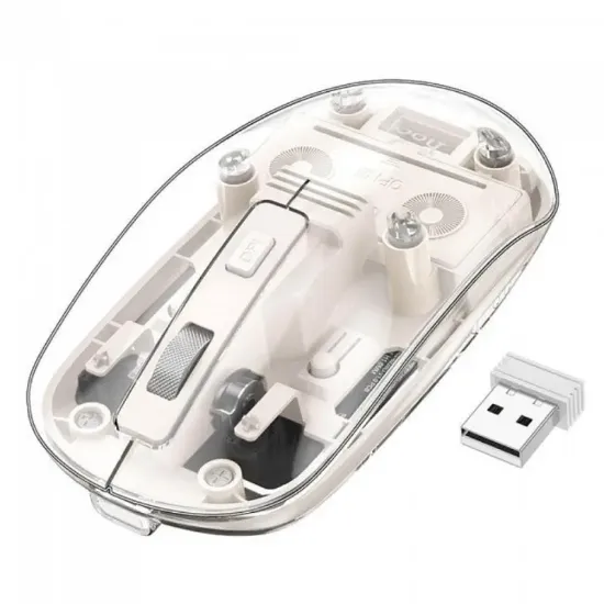Миша Hoco GM29 Mysterious Wireless Space White