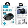 Миша Hoco GM37 Wonderfull Gaming Luminous Wired Black