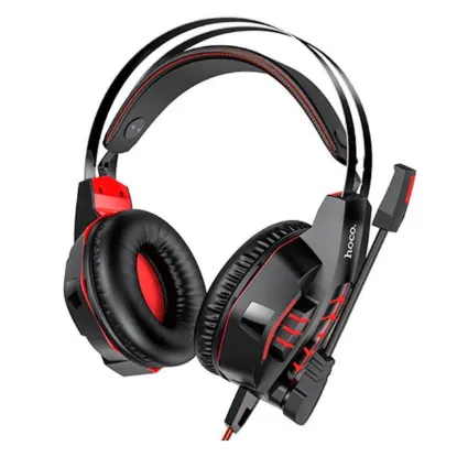 Навушники Hoco W102 Cool Tour Gaming Red