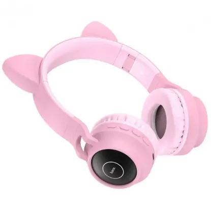 Навушники Hoco W27 CAT EAR Wireless headphones Pink