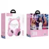 Навушники Hoco W27 CAT EAR Wireless headphones Pink