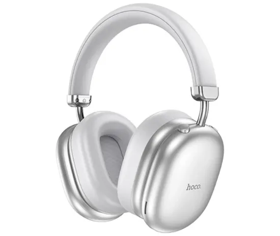 Навушники Hoco W35 Max Auspicious ANC BT Silver