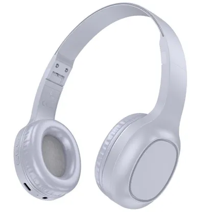 Навушники Hoco W46 Charm BT Light Blue Gray