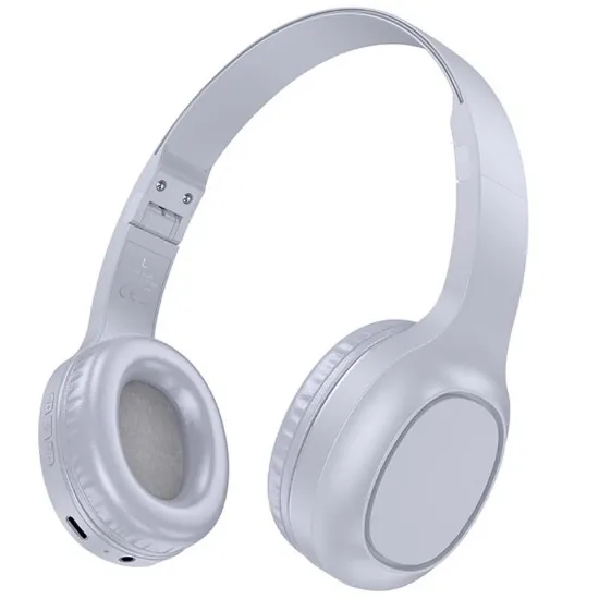 Навушники Hoco W46 Charm BT Light Blue Gray