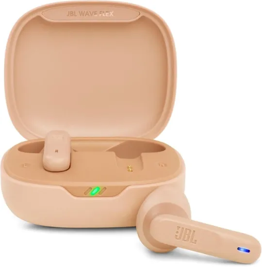Навушники JBL WAVE Flex Beige (JBLWFLEXBEG)