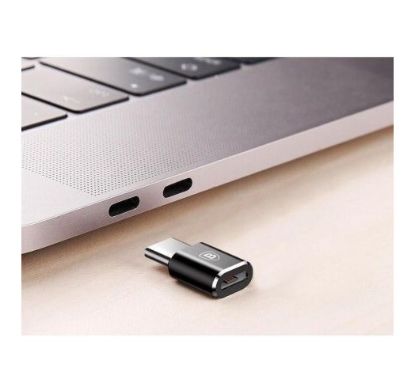 Перехідник Baseus Mini Micro Female to Type-C Male Black