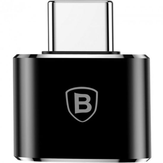 Перехідник Baseus Mini USB Female to Type-C Male Black