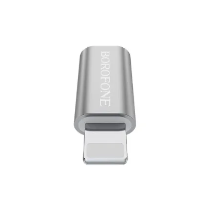 Перехідник Borofone BV5 Micro USB to Lightning Silver