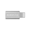 Перехідник Borofone BV5 Micro USB to Lightning Silver