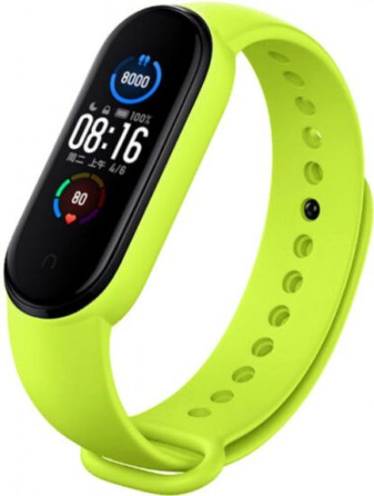 Ремінець до фітнес браслета Xiaomi Mi Band 5 Lime