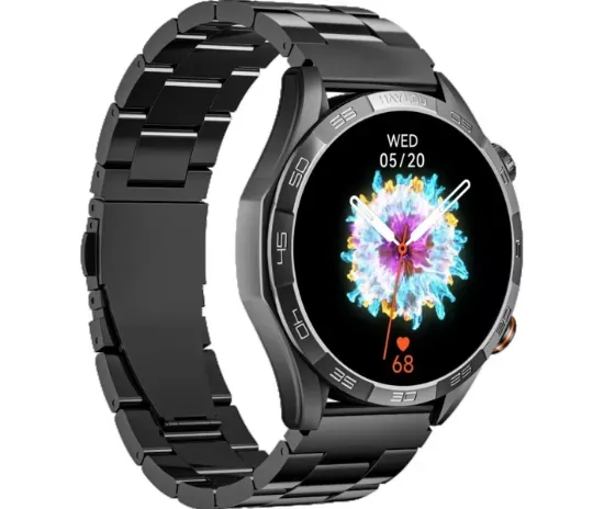 Смарт годинники Xiaomi Haylou Solar 5 HF004 LS20 Silicone + Stainless strap Black