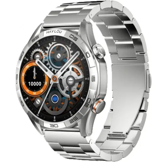 Смарт годинники Xiaomi Haylou Solar 5 HF004 LS20 Silicone + Stainless strap Silver