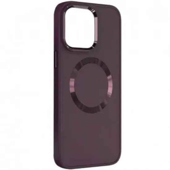 Чохли iPhone Bonbon iPhone 12 Pro Max Metal Style MagSafe Plum