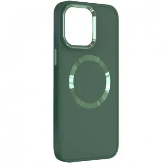 Чохли iPhone Bonbon iPhone 13 Metal Style MagSafe Pine Green