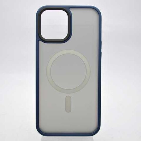Чохли iPhone Buttons iPhone 13 Pro Max MagSafe Metal Blue