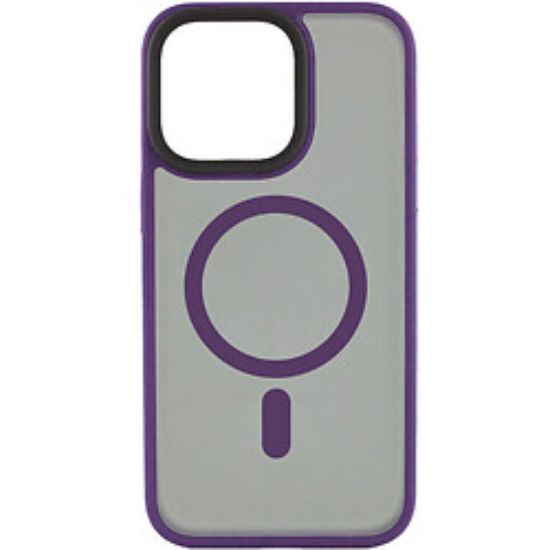 Чохли iPhone Buttons iPhone 15 MagSafe Metal Dark Purple