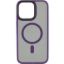 Чохли iPhone Buttons iPhone 15 MagSafe Metal Dark Purple