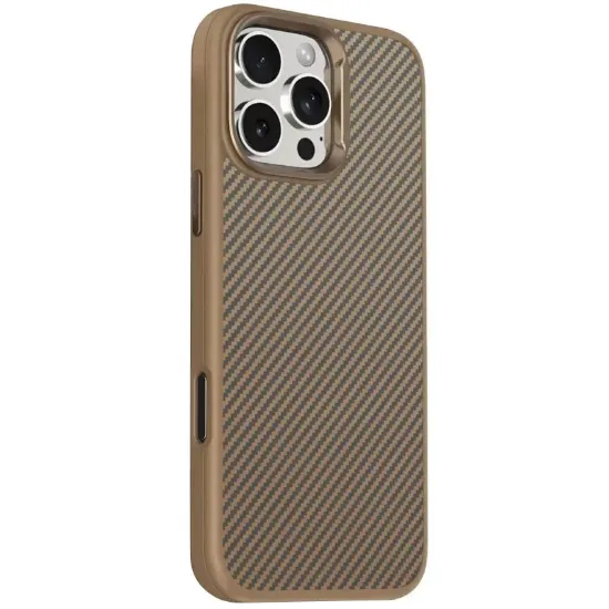 Чохли iPhone Carbon iPhone 16 Pro Max MagSafe Golden Rose