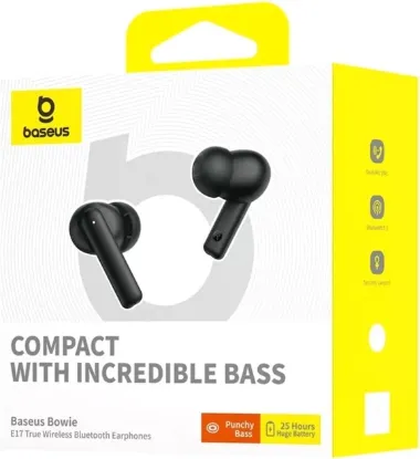 Навушники Baseus Bowie E17 True Wireless Bluetooth Earphones Black