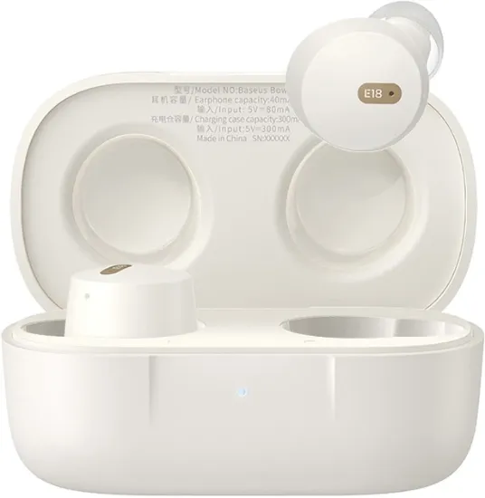 Навушники Baseus Bowie E18 True Wireless Earphones Stellar White