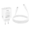 Зарядка 220V HOCO C162A PD40W 1USB-C + Cable Type-C to Type-C White