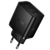 Зарядка 220V HOCO N75 65W QC3.0 PD 3A 1USB + 2 Type-C Black