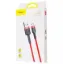 Кабелі Baseus microUSB 1.5A 2.0m Cafule CAMKLF-C91 Black Red