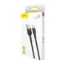 Кабелі Baseus microUSB 1.5A 2.0m Cafule CAMKLF-CG1 Gray Black